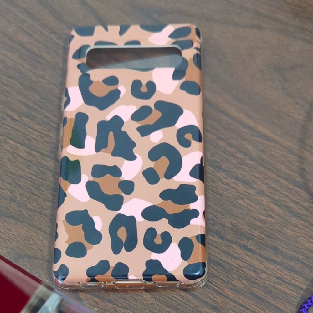 Black and Tan Leopard Print Phone Case Smooth Finish